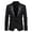 Black, variant on Tailored Fit Modern Business Jacket for formal Wear with Slim Design and Comfortable Stretch Fabric XXL Silver