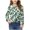 Green, variant on Long Sleeve Kids Shirts Girls Camouflage Print Tops Front Knot Shirt Round Neck Tshirts Casual Blouse Tops