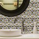 thumbnail image 3 of Gwong Decoración hogareña 10pcs / set pegatinas de azulejos autoadhesivo mosaico impresión cuadrada PCV decorativo decorativo vinilo calcomanías para baño Gwong 21080005, 3 of 6