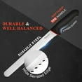 thumbnail image 3 of BOLEXINO 12 Inch Wavy Edge Serrated Bread Knife With Non-Slip Softgrip, Sharp & Long Blade For Homemade Bread, Crusty Breads, Cake, Bagel, Japanese High Carbon Stainless Steel, 3 of 7