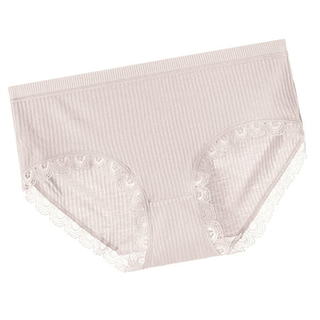

ABIDE Women Girl Mid-waist Breathable Panty Lace Underwear Briefs Bowknot