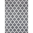 thumbnail image 4 of Alpine Rug Co. Covington Collection - Grey/Cream Ogee Pattern Rug Grey/Cream 7'10" x 10'6" 8' x 10' Indoor Living Room, Bedroom, 4 of 5