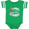 thumbnail image 3 of Inktastic Happy Easter with Cross and Flowers Boys or Girls Baby Bodysuit, 3 of 5