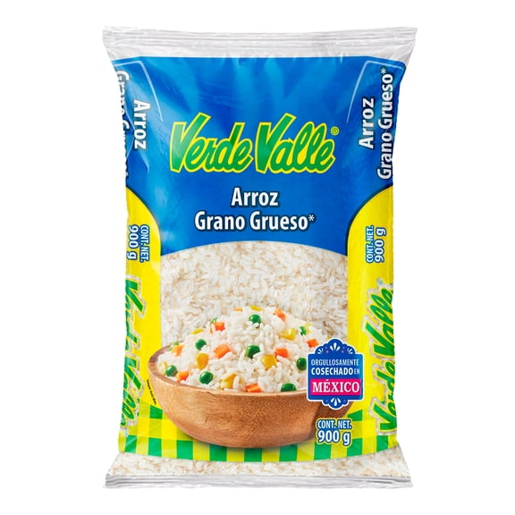 Arroz Verde Valle grano grueso 900 g