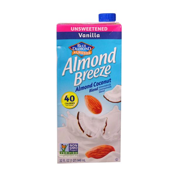 Blue Diamond Almond Breeze Almond Coconut Blend Unsweetened Vanilla 32