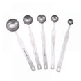 thumbnail image 1 of Long Handle Measuring Spoons Set - 7 Inch Stainless Steel Spoons for Baking, Cooking, Dry & Liquid Ingredients, Includes Tablespoon, Teaspoon & Coffee, 1 of 5