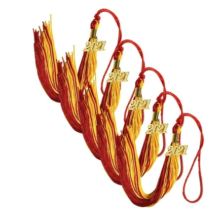 

Academic Grade Graduation Tassels with 2021 Gold Pendants Graduation Grade Tassels