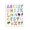Alphabet Animals Letters, variant on Stupell Industries Contemporary Animal Alphabet in Light Grey Canvas Art, 16 x 20, by Carla Daly