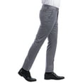 thumbnail image 3 of Mens Dress Pants, Solid Skinny Fit Office Pants Only, 3 of 4