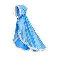 thumbnail image 3 of Txlixc Las niñas llevan capas de terciopelo para el invierno, mientras que los niños las atan a capas de capucha con piezas de terciopelo Txlixc moda, 3 of 7