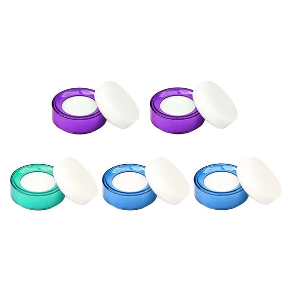 NICERIO 5pcs Sponge Cup Moisten Fingertips Assorted Color for Adults