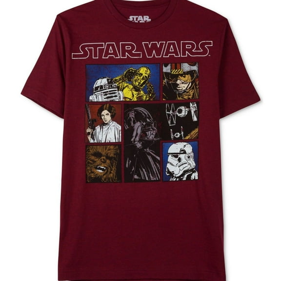 Jem Mens Boba Hunt Graphic T-Shirt, Red, Small