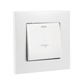thumbnail image 1 of Interruptor de botón de timbre montado en la pared, reiniciable, blanco, AC 250V 16A, 1 of 4