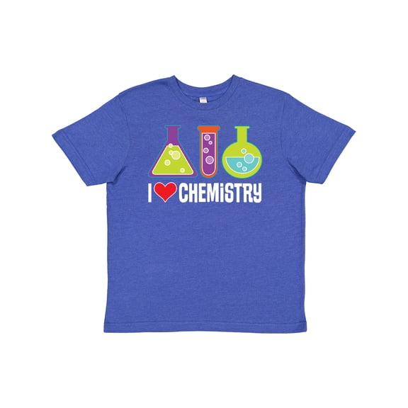 Inktastic I Love Chemistry Science Youth T-Shirt