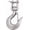 3/8 INCH, variant on ABCISI Clevis Slip Hook 304 Stainless Steel with Safety Latch, Swivel Lifting Hoisting Chain Hooks for Rigging Crane Towing Winch Wrecker ATV Trailer 5/16 INCH