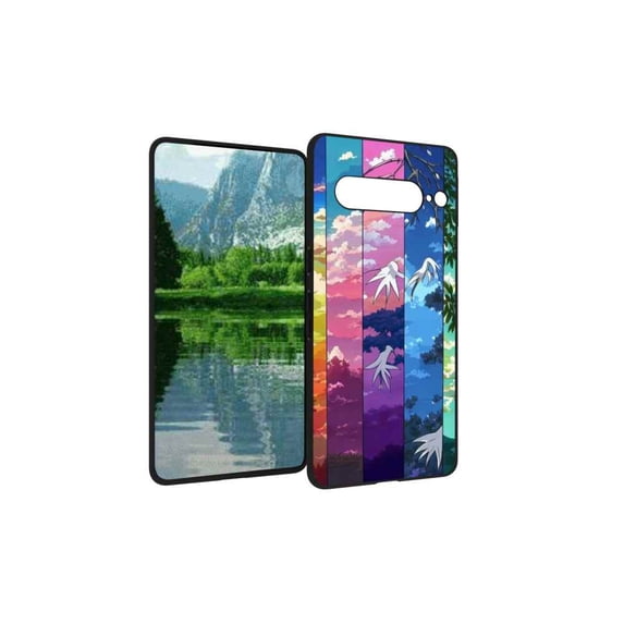 Compatible with Google Pixel 7 Pro Phone Case, Anime-nature-9 Case Silicone Protective for Teen Girl Boy Case for Google Pixel 7 Pro