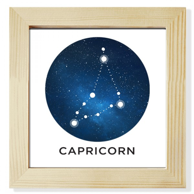 La constelación de Capricornio Signo del Zodiaco Pantalla de escritorio de pared de fotograma cuadrado