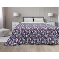 thumbnail image 1 of Abstract Down Alternative Comforter, Vintage Pastel Fruit Pattern Circles Geometric in Gradient Tones, Microfiber Quilt for All Season, 5 Sizes, Mustard and Dark Orange, by Ambesonne, 1 of 3