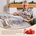 thumbnail image 6 of ALL4JIG 2-in-1 Tilting Rotating Jigsaw Puzzle Board Portable with 4 Drawers Lazy Susan Cover 1500 Pieces Wooden for Adults 25.2 x 34.2 Inch, 6 of 8