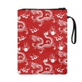 thumbnail image 2 of HELLHERO Dragon Pattern Zipper Pouch Book Cover for Handle Easy Carry Book Case Polyester Fabric with Waterproof and Washable, 2 of 8