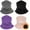 Black+Gray+Purple+Pink, variant on 4PCS Winter Neck Warmer for Men Women Neck Gaiter Face Ski Mask Windproof Face Cover Fleece Balaclava Scarf Cold Weather