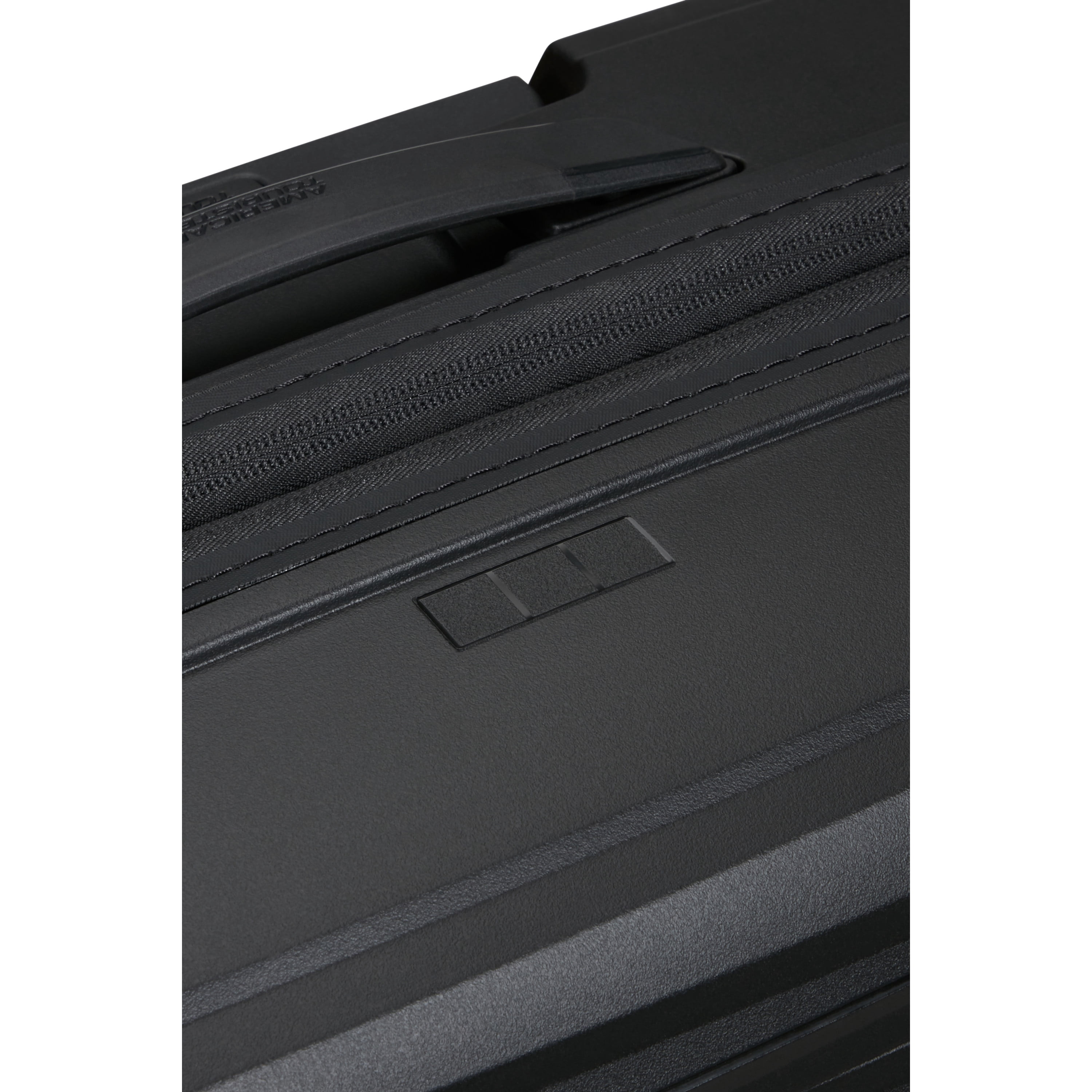 American Tourister Fastforward Hardside Large Checked Suitcase with Spinner Wheels - Flash Black