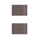 thumbnail image 1 of Alfombrilla para comedor Cateissary vinilo elegante decoraciones multiusos Café oscuro 2piezas, 1 of 6