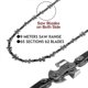 thumbnail image 2 of 48' Portable High Reach Tree Hand Rope Chain Saw Blades On Both Side, 2 of 4