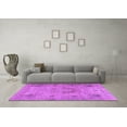 thumbnail image 3 of Ahgly Company Indoor Round Persian Purple Traditional Area Rugs, 4' Round, 3 of 4