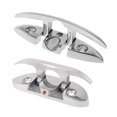 thumbnail image 1 of Taco Plegable de material acero Inoxidable de 2 Piezas, Taco de Muelle Abatible - Taco de Taco Plegable Extraíble (4-1 / 2 Pulgadas Y 6 Pulgadas) Zulema Boat Pull Up Cleat, 1 of 8