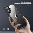 thumbnail image 5 of Defense Armor Series for iPhone 16 Case Anti-Scratch TPU+PC Clear Back Shell - Grey, 5 of 5