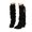 Black, variant on Knee High Boots Women, Fold Over Shark Boots Pointed Toe block heels Wide Calf,Minimalist Street Style Faux Leather Boots for Fall & Winter