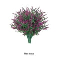 thumbnail image 3 of Naiovety 8 piezas de flores artificiales para decoración del hogar DIY y ramos de boda no tóxicos Decoración Loto rojo, 3 of 6