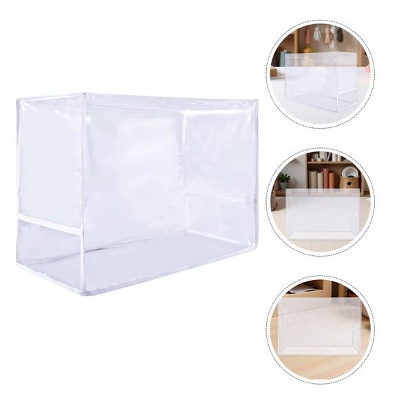 WASHWEPE Funda Universal Para Máquina De Coser Con Transparente Y Compartimentos Para Accesorios