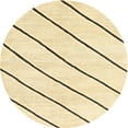 thumbnail image 1 of Ahgly Company Indoor Round Contemporary Sun Yellow Solid Area Rugs, 8' Round, 1 of 6
