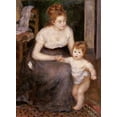thumbnail image 2 of Renoir, Pierre-Auguste 11x14 Gold Ornate Wood Framed with Double Matting Museum Art Print Titled - The First Step, 2 of 4