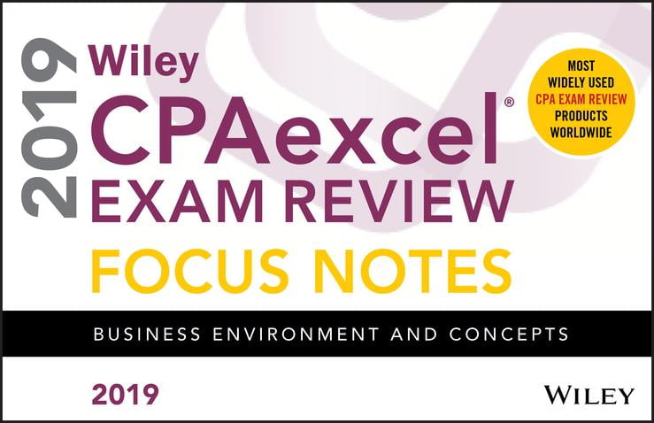 Wiley CPAexcel Exam Review 2019 Focus Notes Business Environment and
Concepts Epub-Ebook