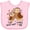 AD-Pink, variant on Inktastic My Great Aunt Loves Me Cute Owl Family Boys or Girls Baby Bib