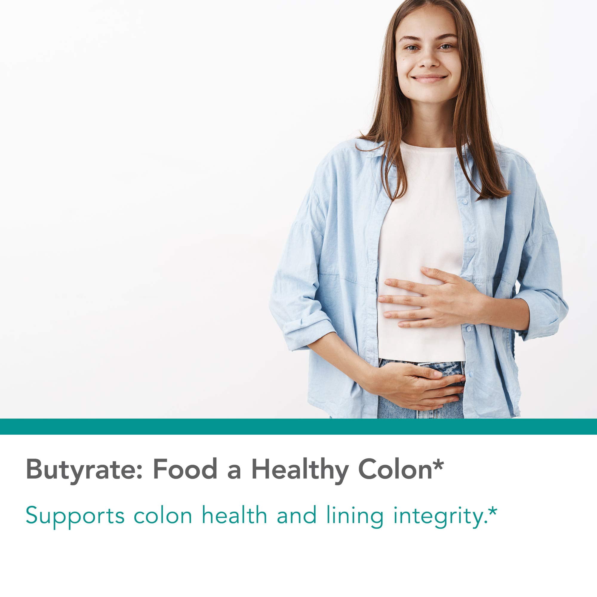 NutriCology ButyrAid Colon Lining Nutrition - Supports Gut and Colon Health - Digestive Support - Delivers 200 mg - Vegetarian & Hypoallergenic - 100 Servings - 100 Delayed-Release Capsules