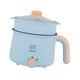 thumbnail image 4 of Mini olla caliente para fideos, olla para cocinar, olla eléctrica portátil multiusos, cocina eléctrica para bistec, shabu shabu, oficina, viajes Olla y vaporera PP, 4 of 8