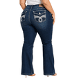 thumbnail image 6 of jack david womens plus size jeans stretchy blue denim jean pants, 6 of 9