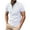 White, variant on SEAOPEN Mens Waffle Henley Shirt Fashion Collar Short Sleeve T Shirt Slim Fit Knitted Stylish Basic Pullover Tees Today Navy,M