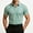 Green, variant on Mens Polo Shirts Classic Striped Shirts for Office, Casual Regular Fit Tops