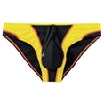 thumbnail image 2 of TANBOM Men's Sexy Triangle Swim Trunks Adjustable Drawstring Polyamide Comfortable Fit Black XL, 2 of 6