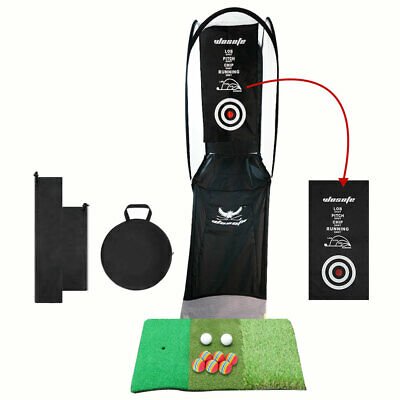 Golf Practice Hitting Net Gift Indoor Backyard Home Chipping+Target with 8 Ball