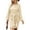 Beige, variant on Womens Ribbed Knit Dress Long Lantern Sleeve Fall Bodycon Dress Crewneck Tie Waist Sweater Belted Dresses