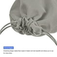 thumbnail image 5 of Velvet Drawstring Bags 2.76x3.54 Inch Gift Bag Jewelry Pouches Silver Grey 10Pcs, 5 of 6
