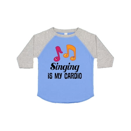 

Inktastic Singing is my Cardio Choir Music Gift Toddler Toddler Girl T-Shirt