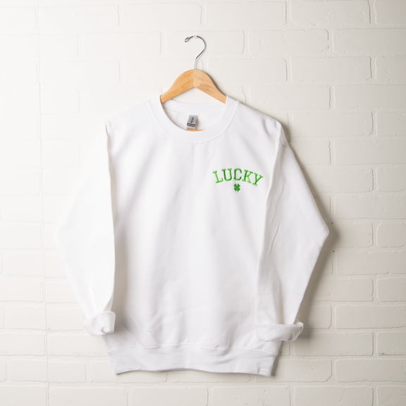 Embroidered Lucky Clover | Sweatshirt