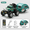 Green, variant on RC Truck Toys with Trailer for Kids, 1/64 Scale Mini Remote Control Car with Lights, Alloy Shell RC Cars for Christmas Birthday Gifts(Green)